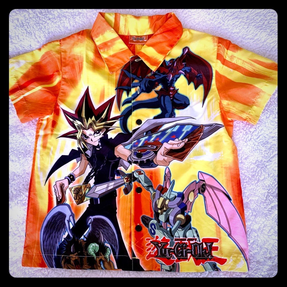 Vintage Yu-Gi-Oh!  kids shirt size5 1996